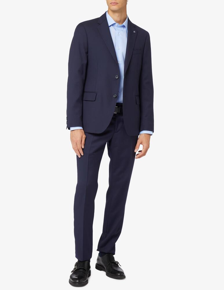 rinascente Sartoria Italiana Regular clas micro pattern shirt