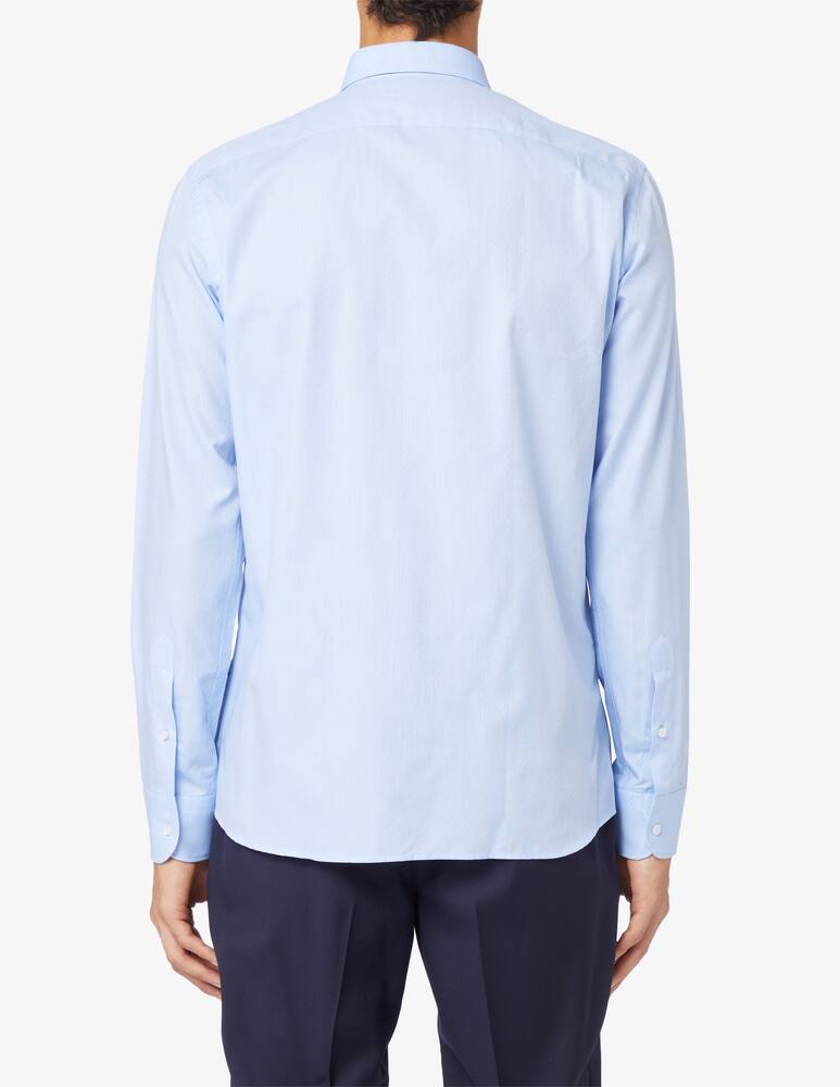 rinascente Sartoria Italiana Regular clas micro pattern shirt