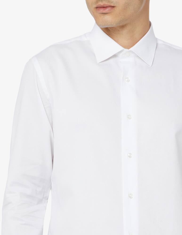 rinascente Sartoria Italiana Ceremony modern clas microstrut shirt