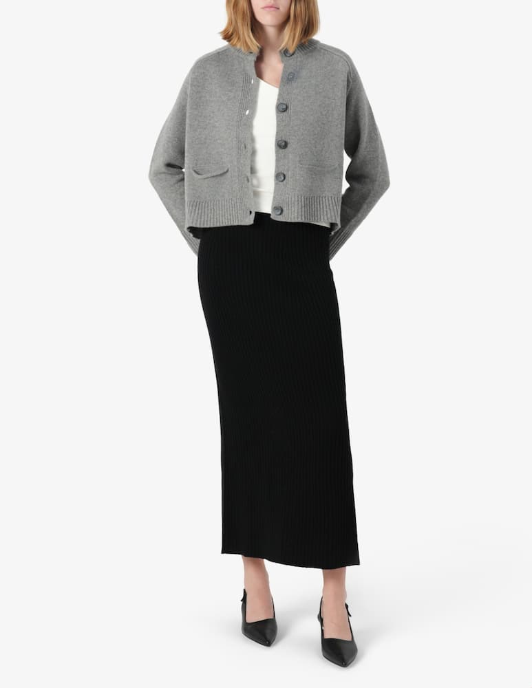 24.7 Studio Cardigan corto con tasche - immagine 2 24.7 Studio Cardigan corto con tasche - immagine 2