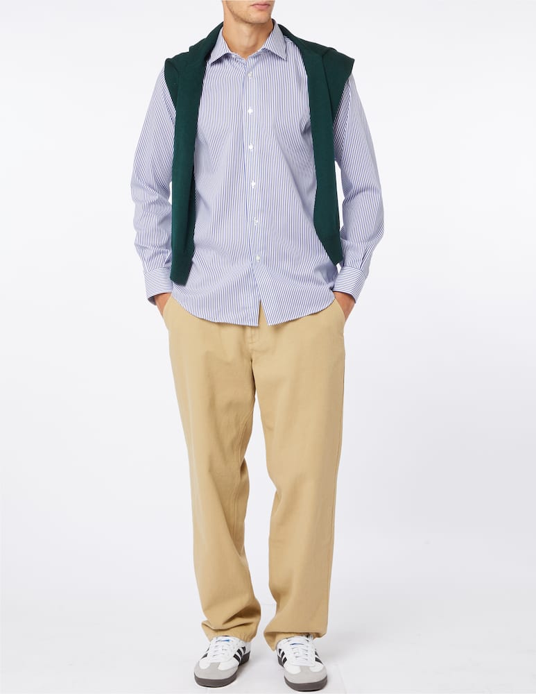 Sartoria Italiana Camicia modern twill bastoncino no stiro - immagine 2 Sartoria Italiana Camicia modern twill bastoncino no stiro - immagine 2