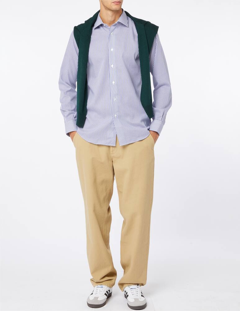 rinascente Sartoria Italiana Camicia modern twill bastoncino no stiro