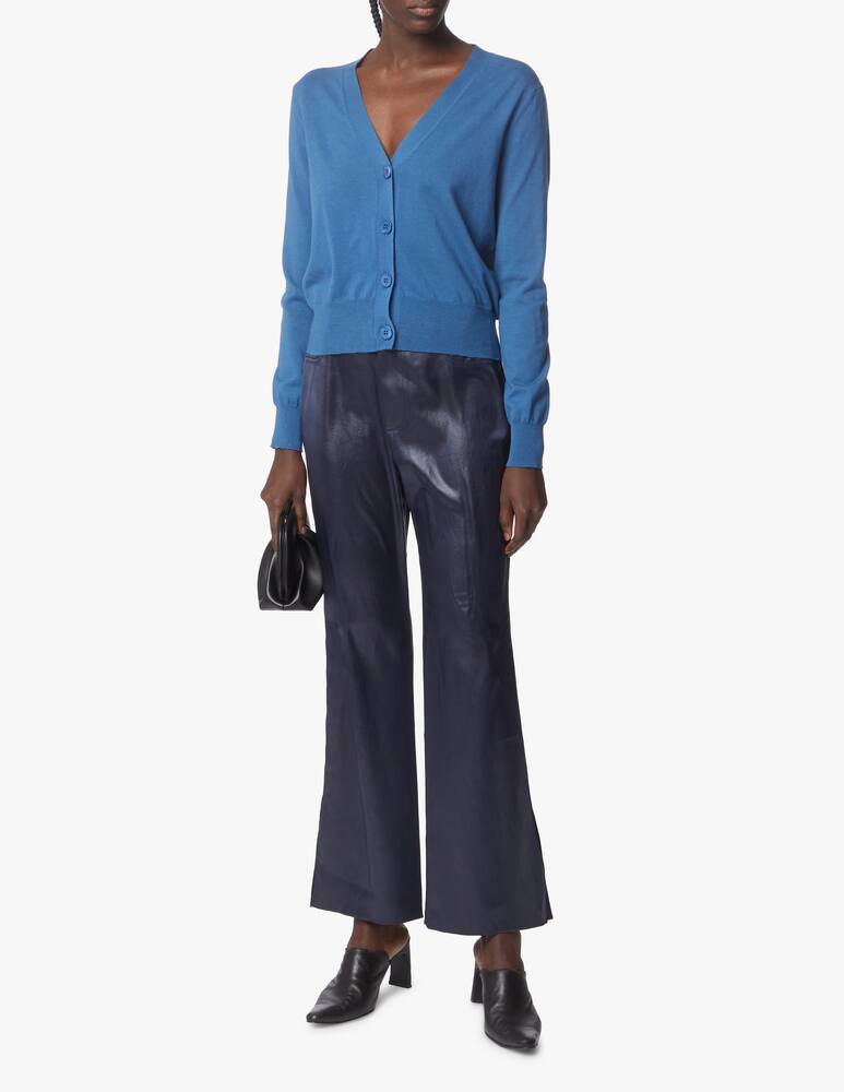 rinascente Rinascente Collection Cardigan corto 4 bottoni - blu