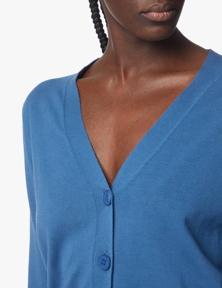 rinascente Rinascente Collection Cardigan corto 4 bottoni - blu