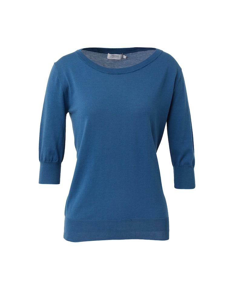 rinascente Rinascente Collection Boat neck ribbed t-shirt - blue