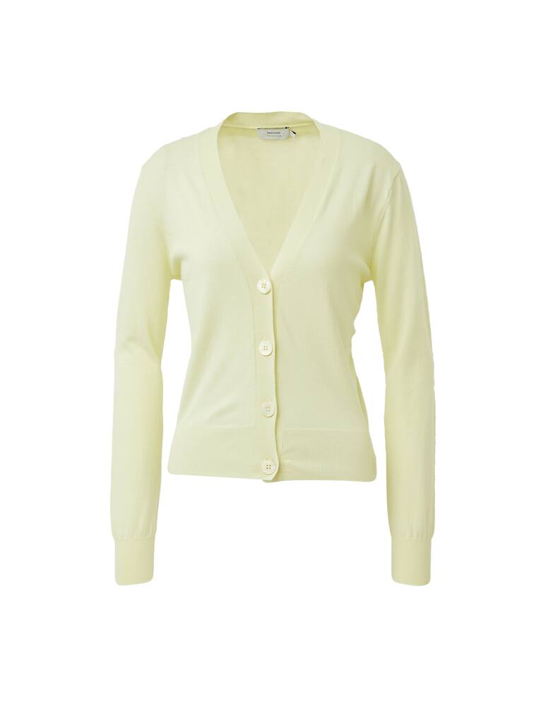 rinascente Rinascente Collection Short cardigan with 4 buttons - yellow