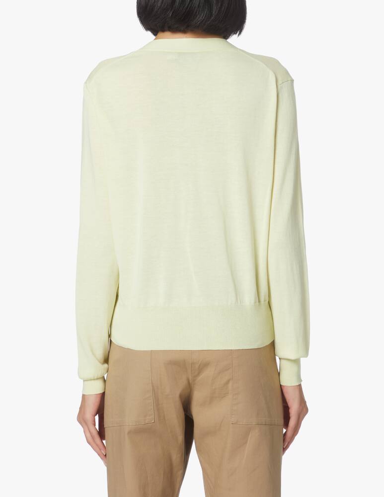 rinascente Rinascente Collection Short cardigan with 4 buttons - yellow