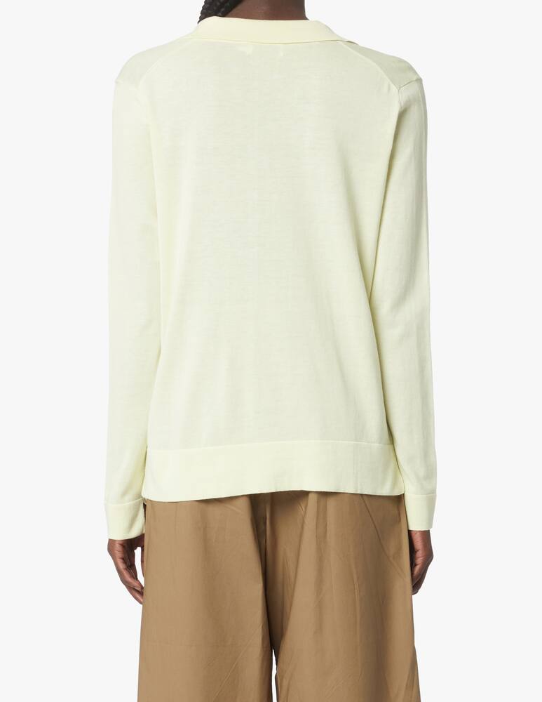 rinascente Rinascente Collection Polo a manica lunga - giallo