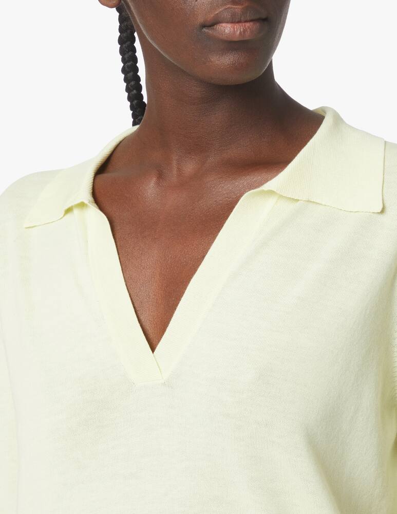 rinascente Rinascente Collection Polo a manica lunga - giallo