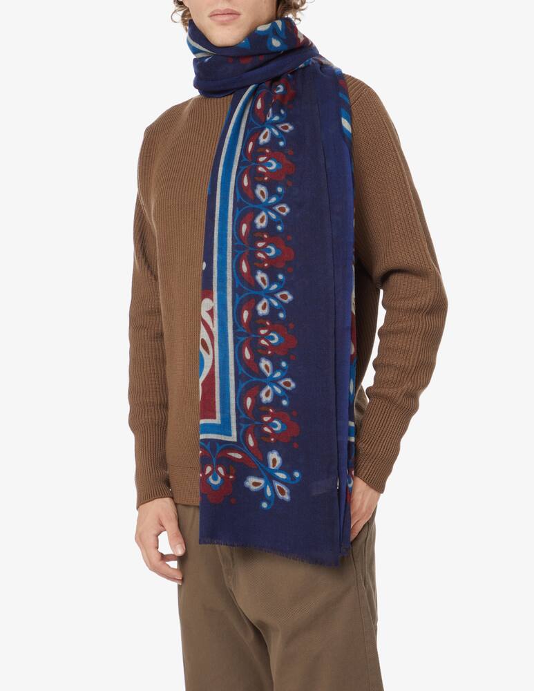 rinascente Altea Sciarpa 100x180 lana cashmere  - Blu