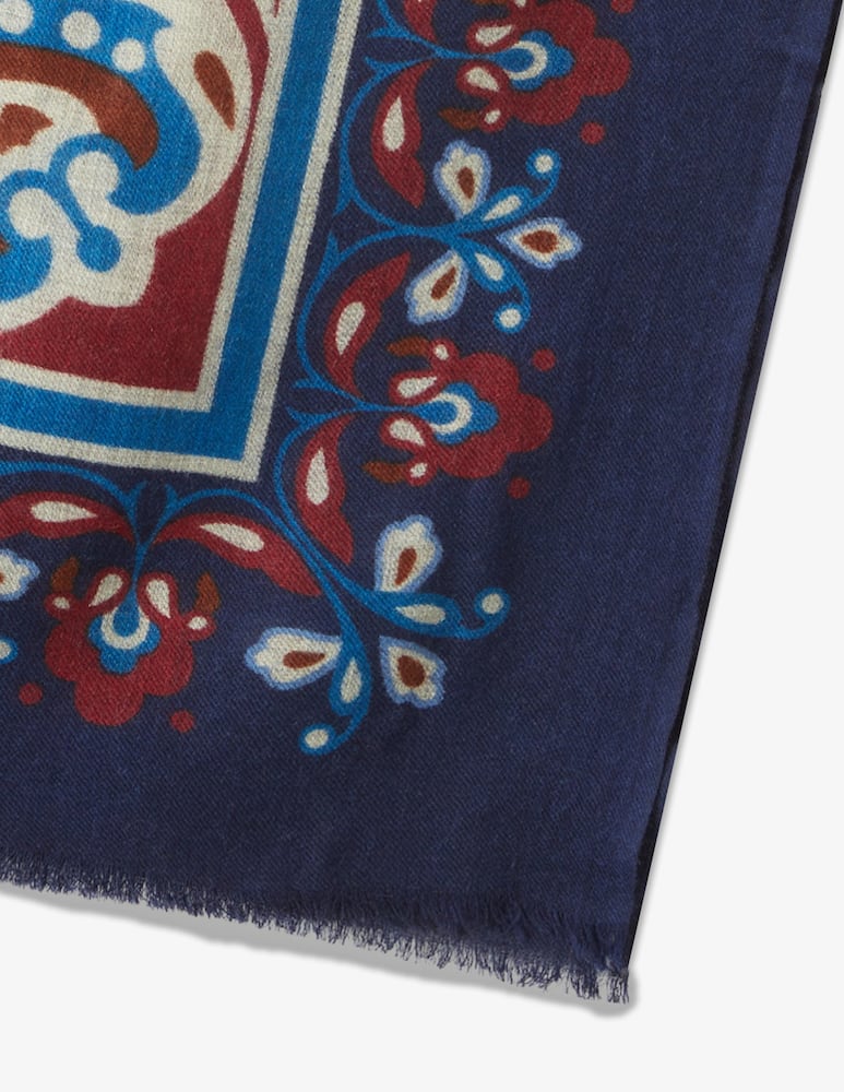 rinascente Altea Sciarpa 100x180 lana cashmere  - Blu