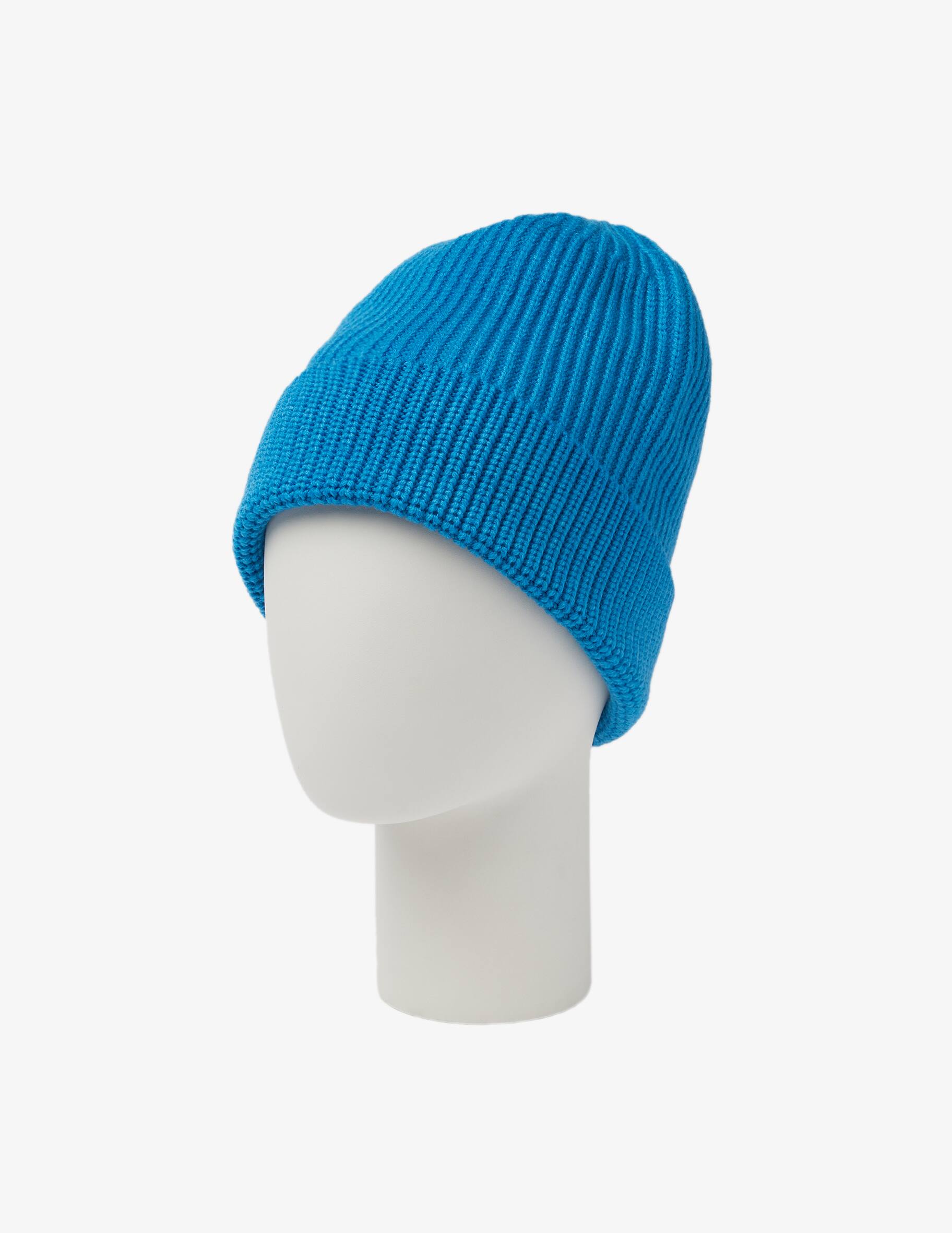 Altea Garment dye wool beanie Blue Rinascente.it