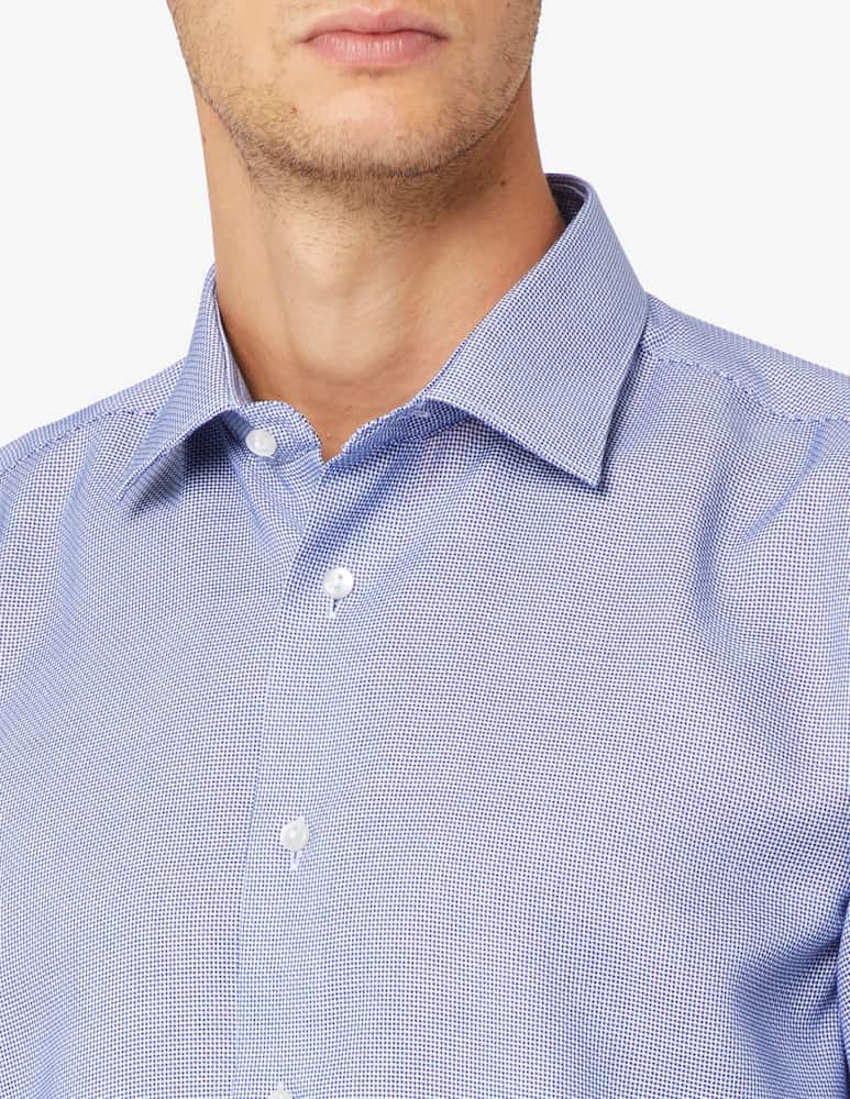 rinascente Sartoria Italiana Camicia regular microfantasia no stiro