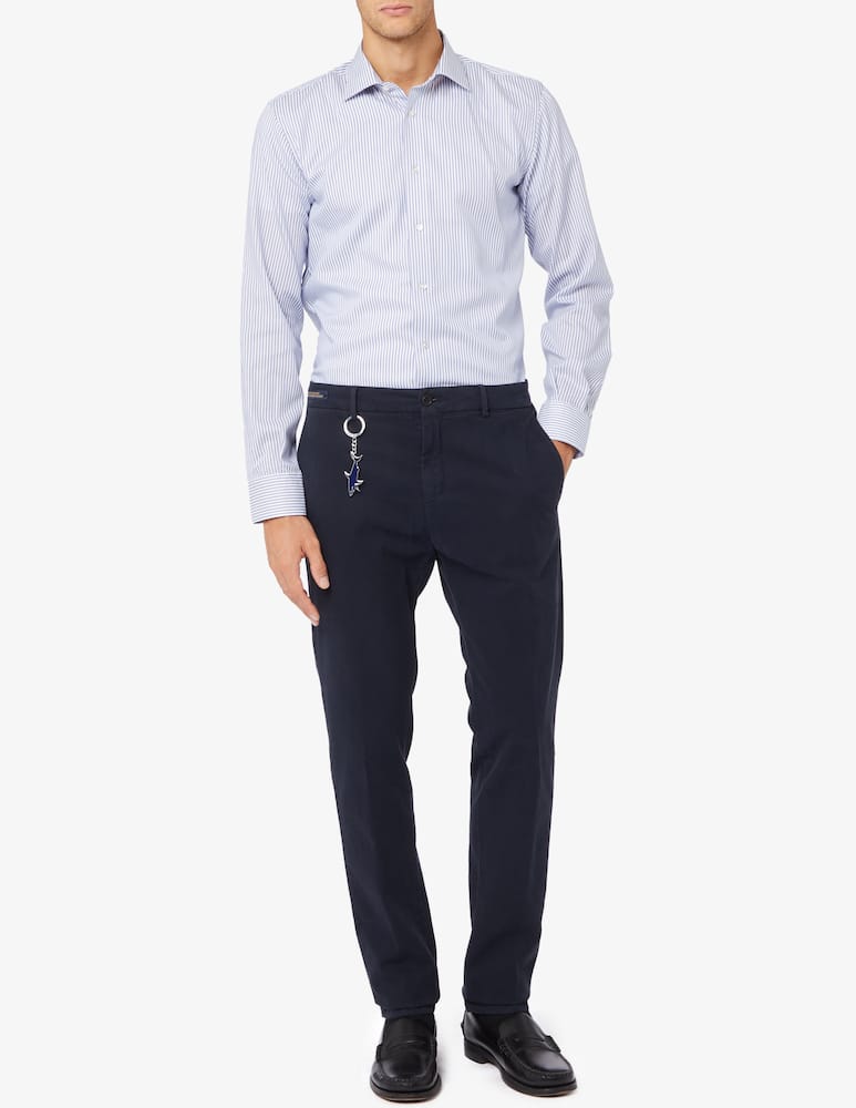 rinascente Sartoria Italiana Modern stripe no iron shirt