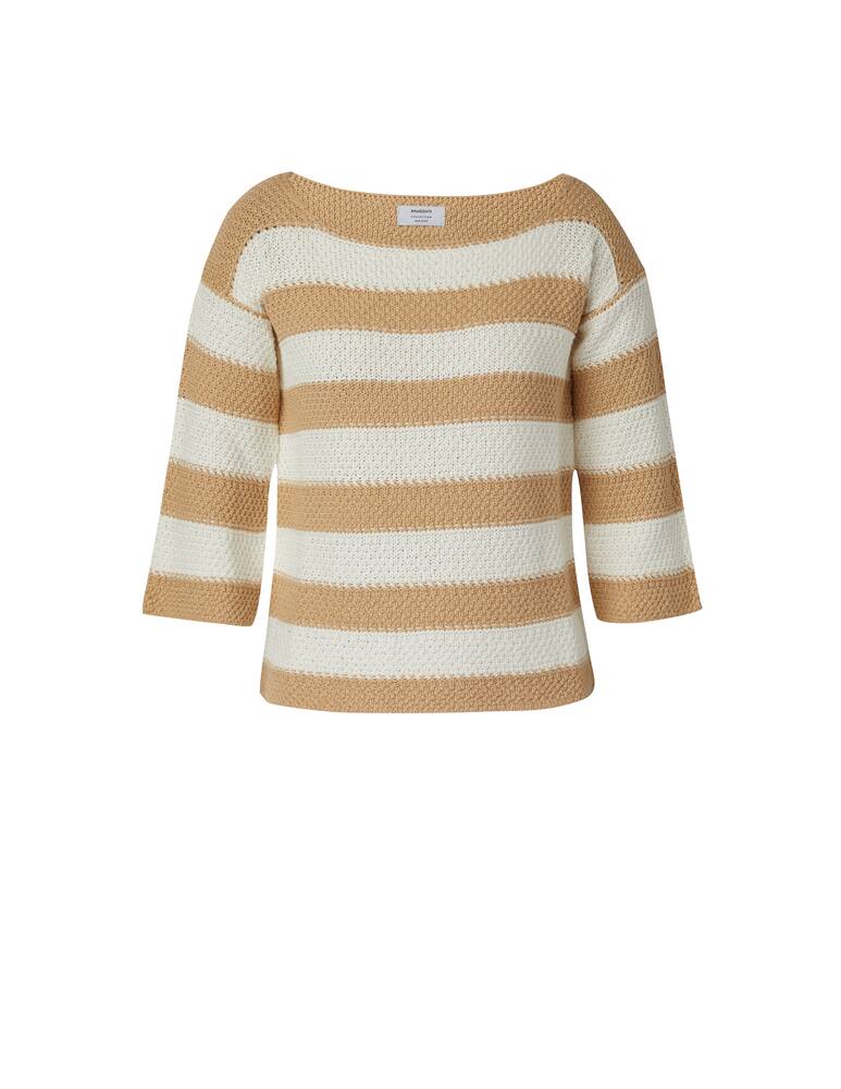 Rinascente Collection Maglia in misto cotone con scollo a barca - beige - immagine 5 Rinascente Collection Maglia in misto cotone con scollo a barca - beige - immagine 5