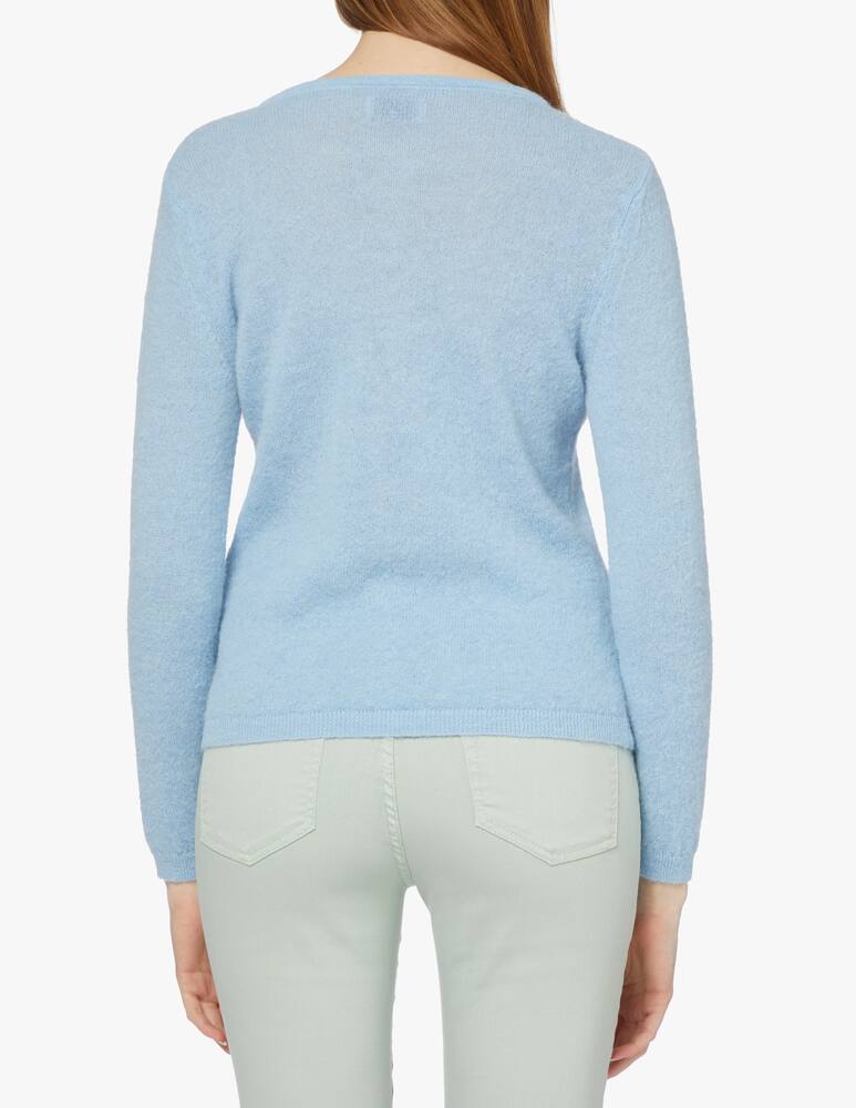 Rinascente Collection Alpaca blend cardigan - light blue - picture 3 Rinascente Collection Alpaca blend cardigan - light blue - picture 3