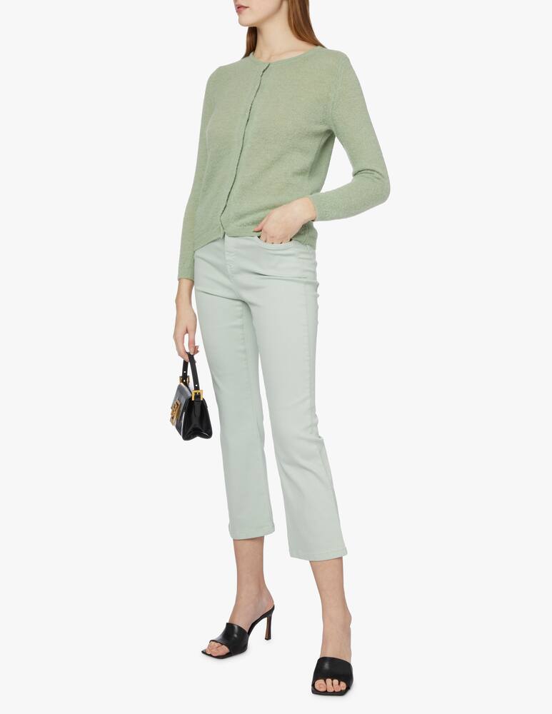 Rinascente Collection Cardigan in misto alpaca - verde - immagine 2