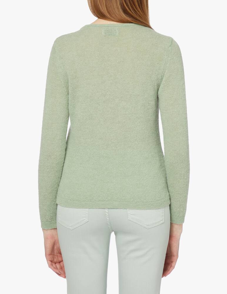 Rinascente Collection Cardigan in misto alpaca - verde - immagine 3