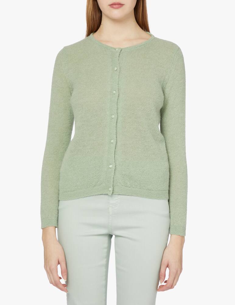 Rinascente Collection Cardigan in misto alpaca - verde - immagine 1