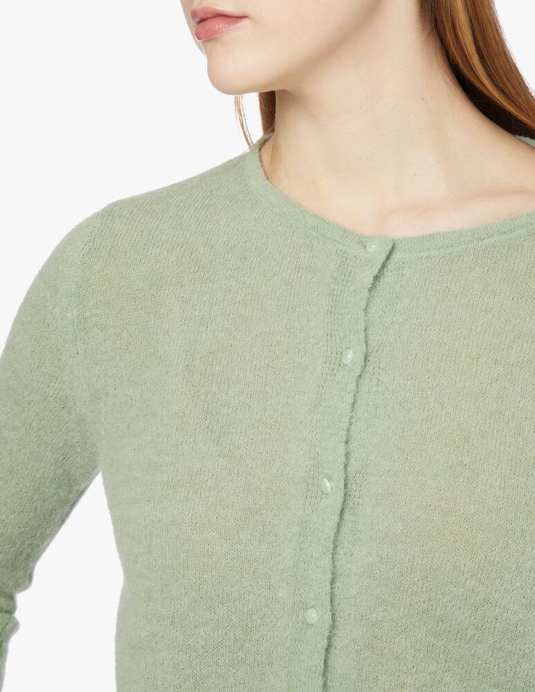Rinascente Collection Cardigan in misto alpaca - verde - immagine 4