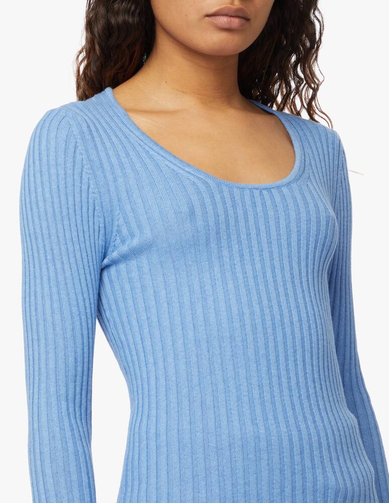Rinascente Collection Ribbed jumper - light blue - picture 4 Rinascente Collection Ribbed jumper - light blue - picture 4