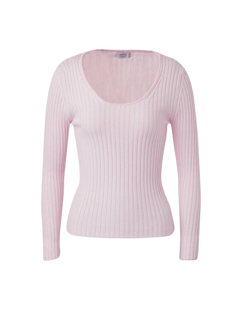 rinascente Rinascente Collection Maglia a costa - rosa