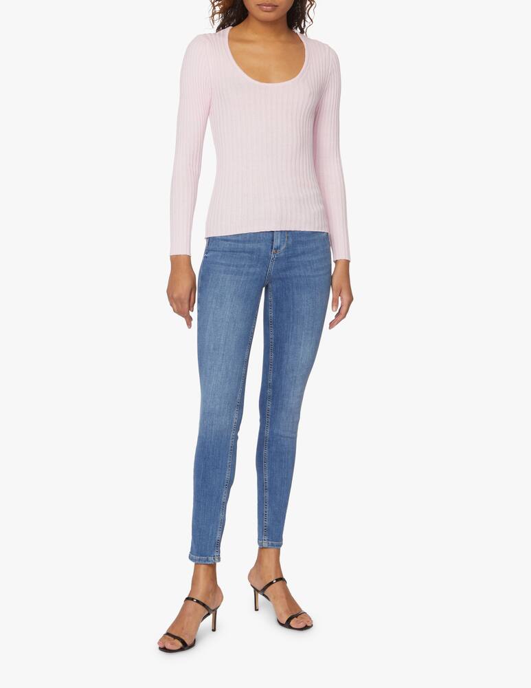 rinascente Rinascente Collection Maglia a costa - rosa