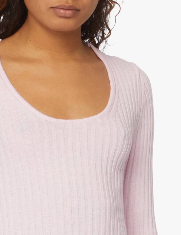 rinascente Rinascente Collection Maglia a costa - rosa