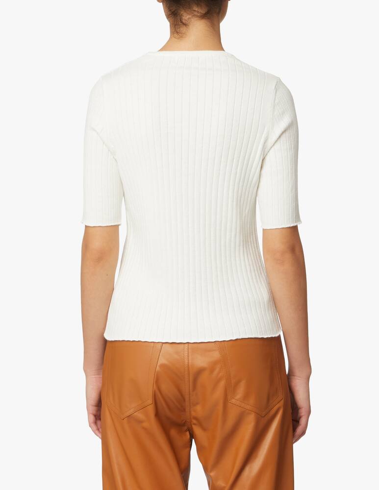 rinascente Rinascente Collection Ribbed jumper - white
