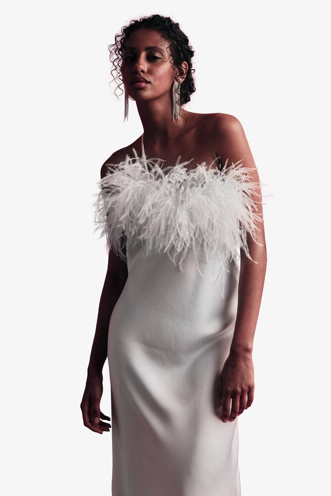 rinascente Art Dealer Ember slip maxi dress