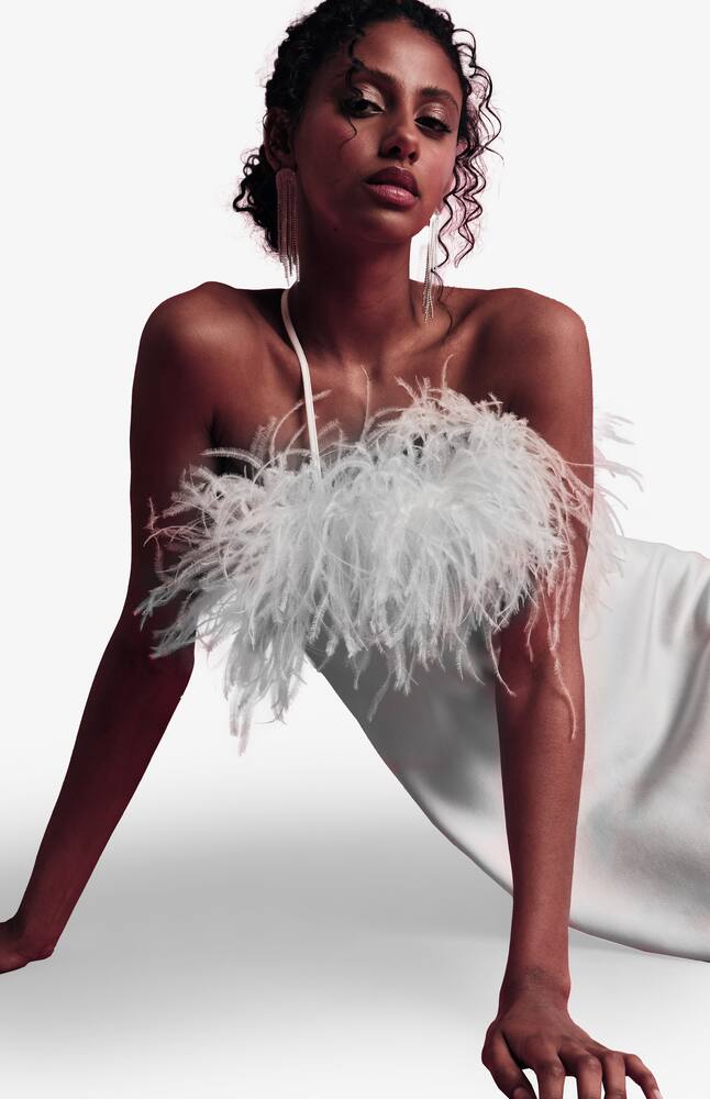 rinascente Art Dealer Ember slip maxi dress