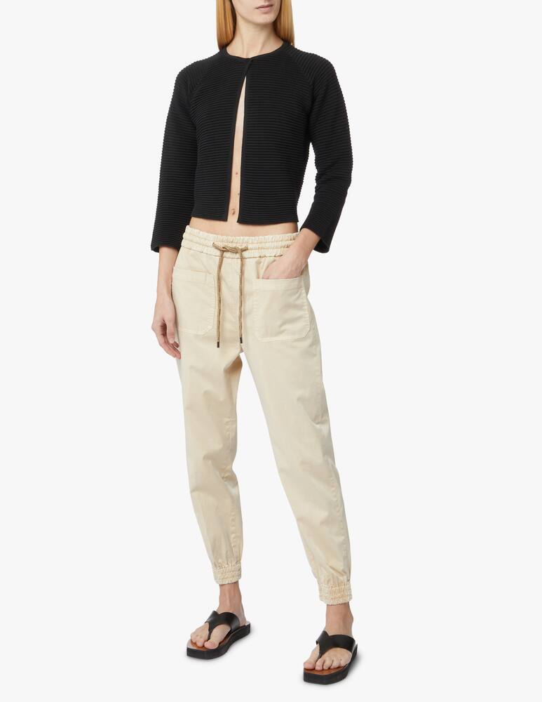 rinascente Rinascente Collection Cotton cardigan with 3/4 sleeves - black