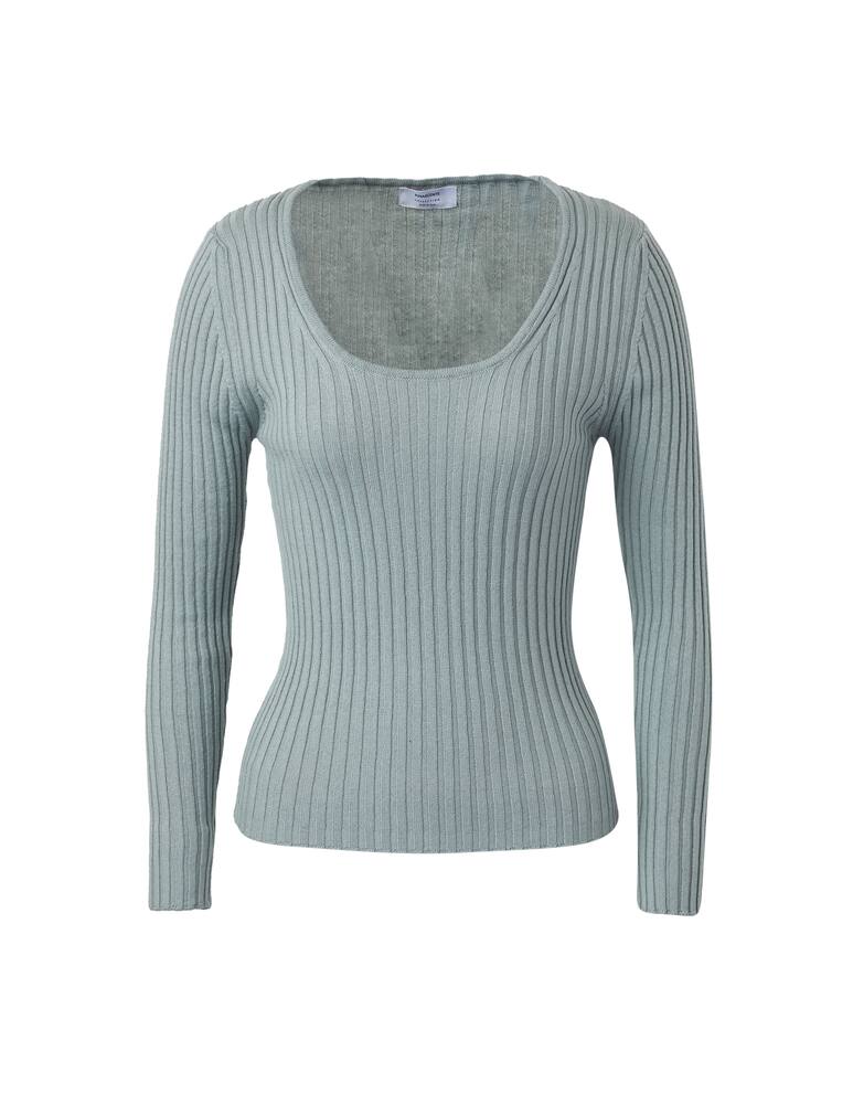 rinascente Rinascente Collection Ribbed jumper - light blue