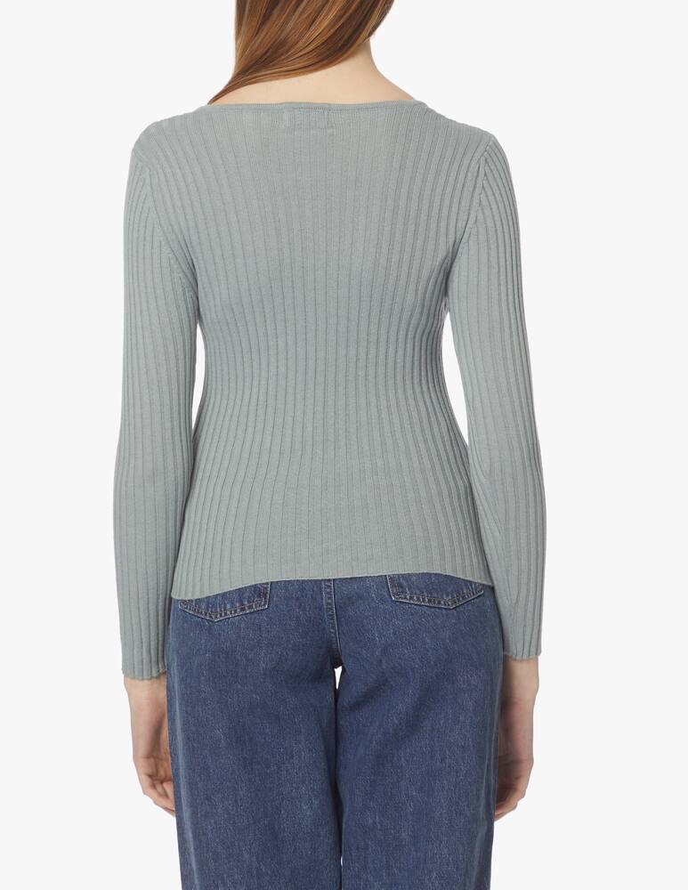 rinascente Rinascente Collection Ribbed jumper - light blue