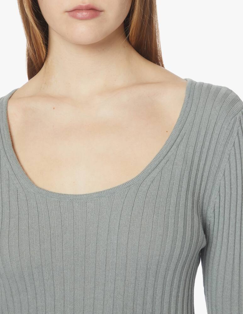 rinascente Rinascente Collection Ribbed jumper - light blue