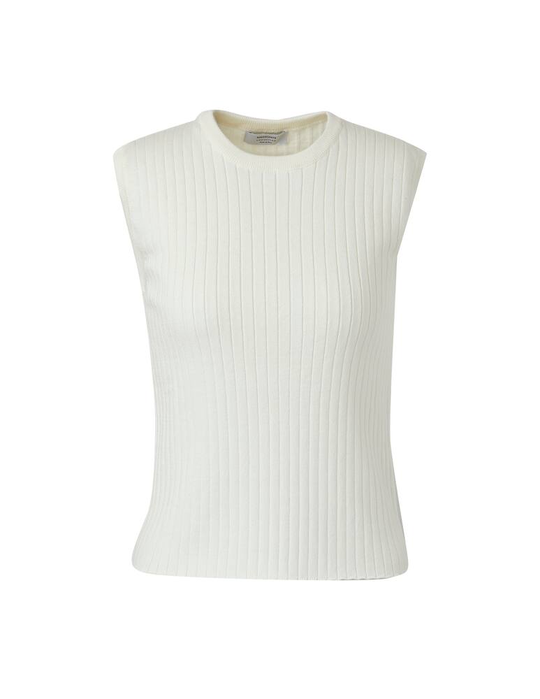 rinascente Rinascente Collection Ribbed top - white