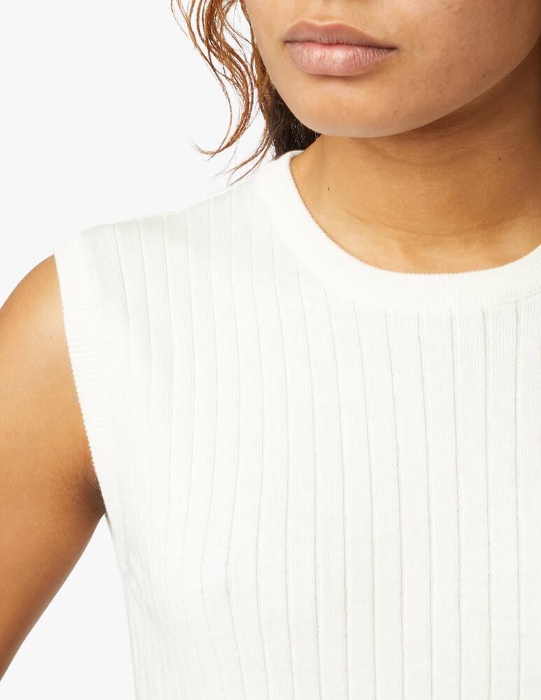 rinascente Rinascente Collection Ribbed top - white