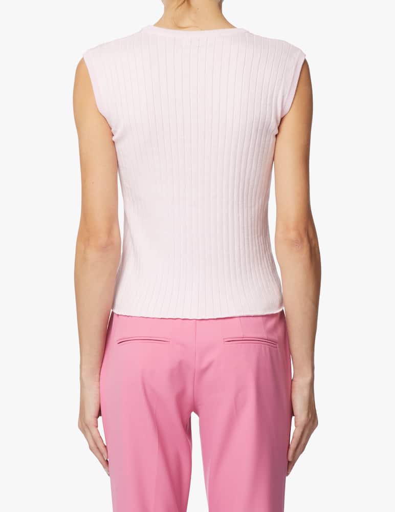 rinascente Rinascente Collection Canotta a costina - rosa