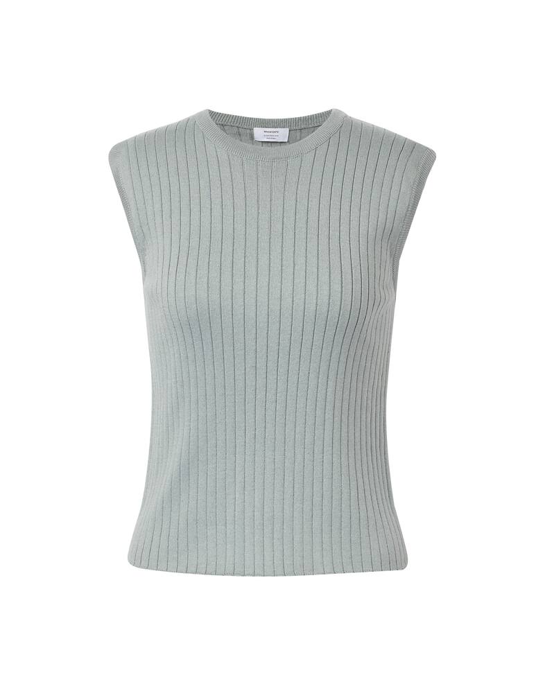 rinascente Rinascente Collection Canotta a costina - grigio