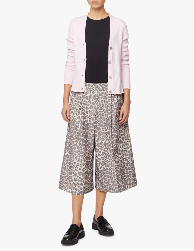 rinascente Rinascente Collection Cardigan a costina con bottoni - rosa