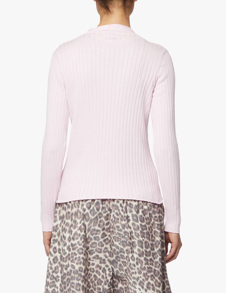 rinascente Rinascente Collection Cardigan a costina con bottoni - rosa