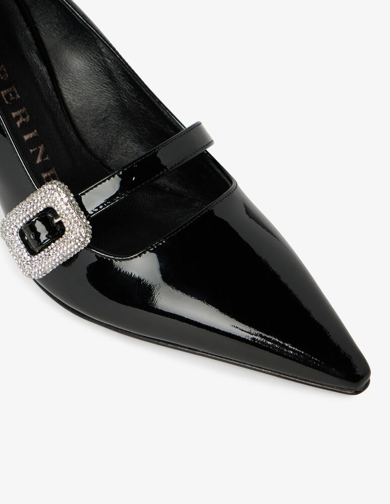 rinascente Prosperine Crystal buckle stiletto heel