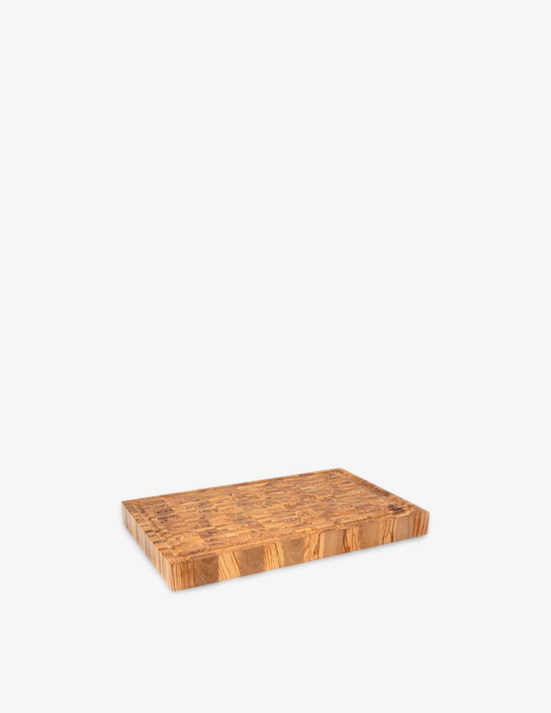 rinascente Arte Legno Blockboard Cutting Board With Milling - Brown