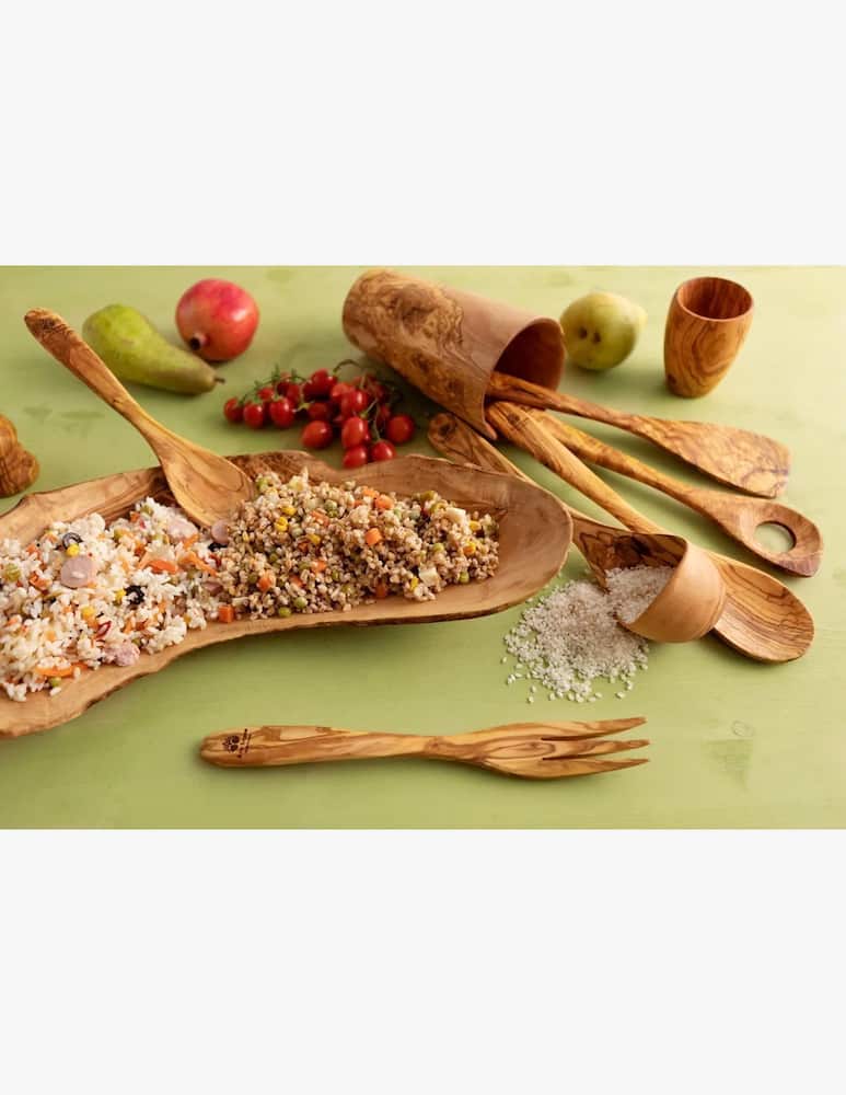 rinascente Arte Legno Long Ladle - Brown