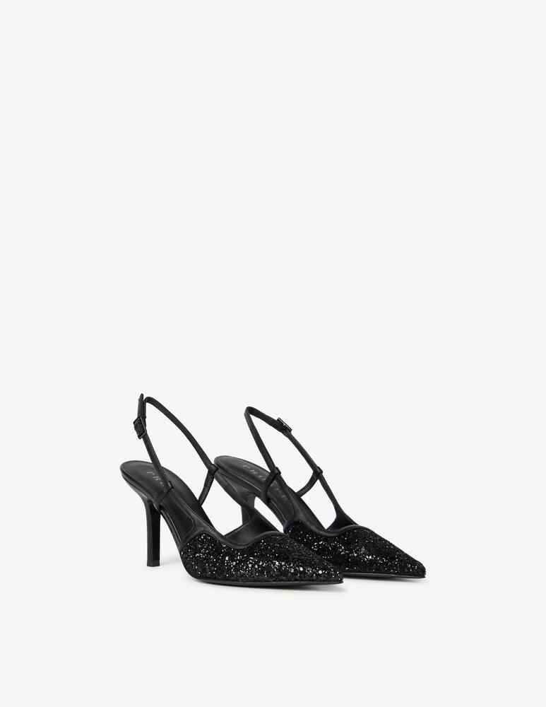 rinascente Prosperine Slingback glitter heels