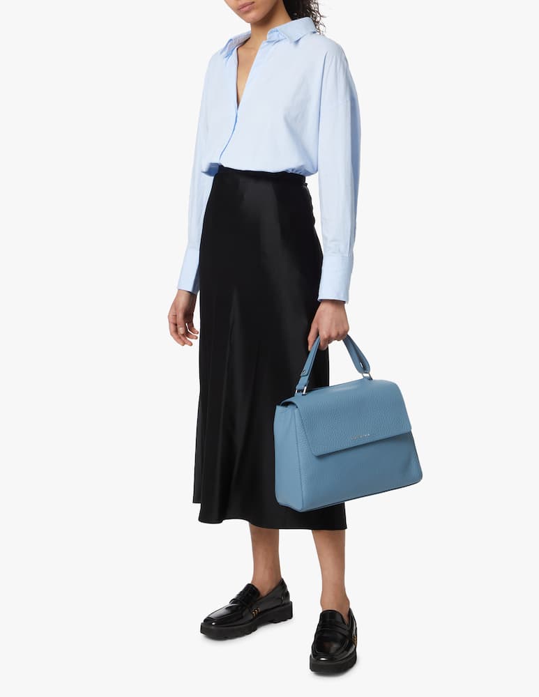 rinascente Orciani Borsa a mano con tracolla Sveva Media - azzurro