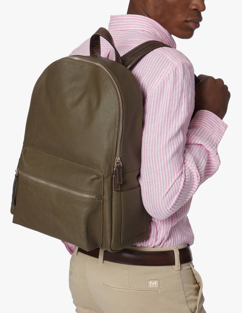 rinascente Orciani Leisure fabric and leather backpack