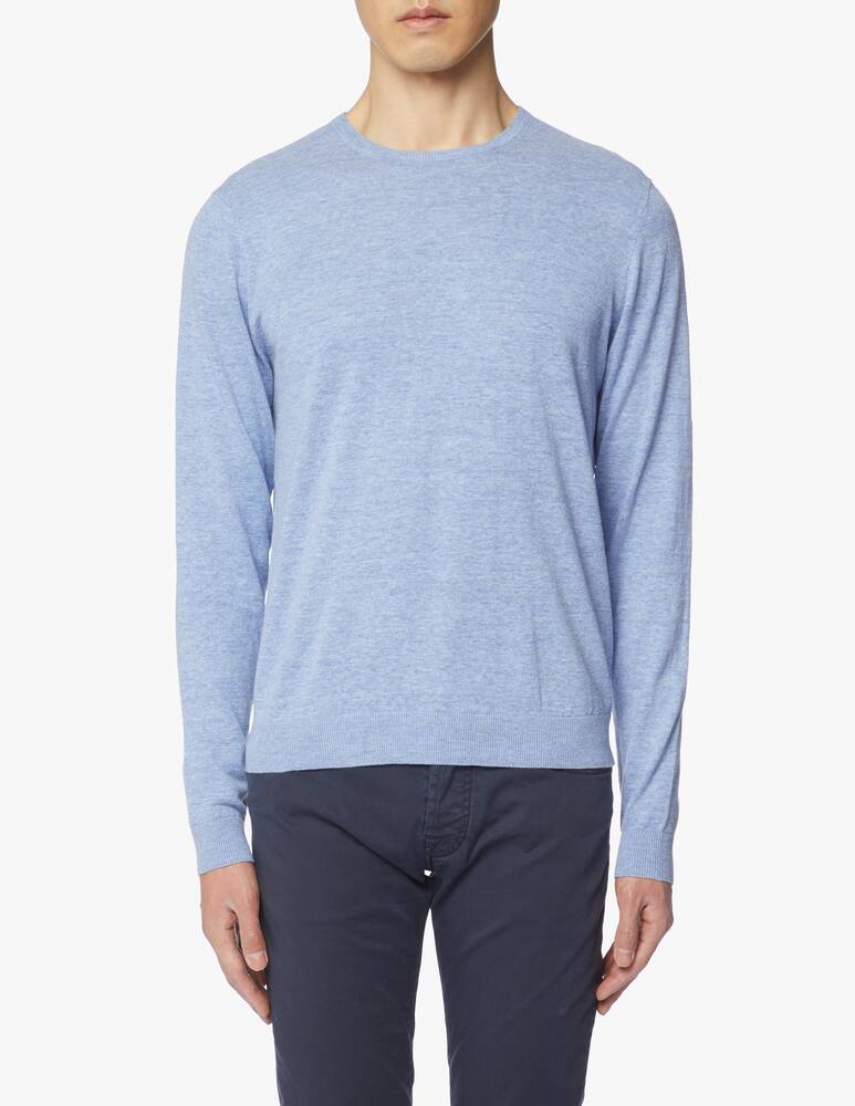 rinascente Rinascente Collection Maglia girocollo in cotone e lino