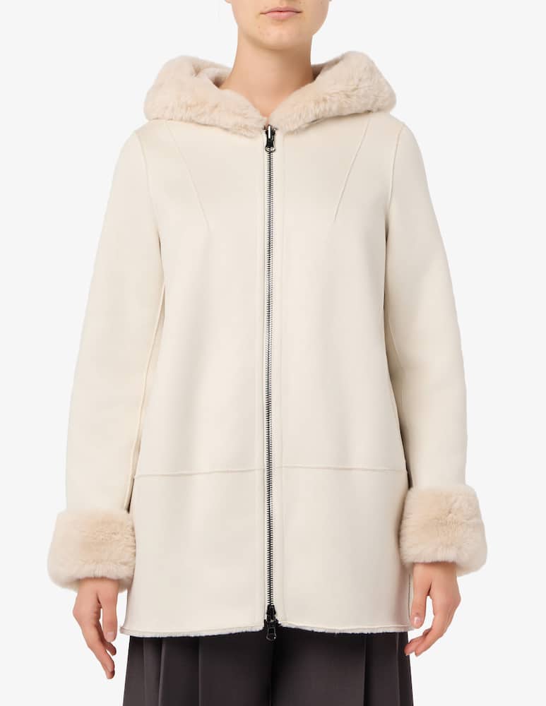 rinascente Elizabeth Ascot Cappotto con cerniera e cappuccio