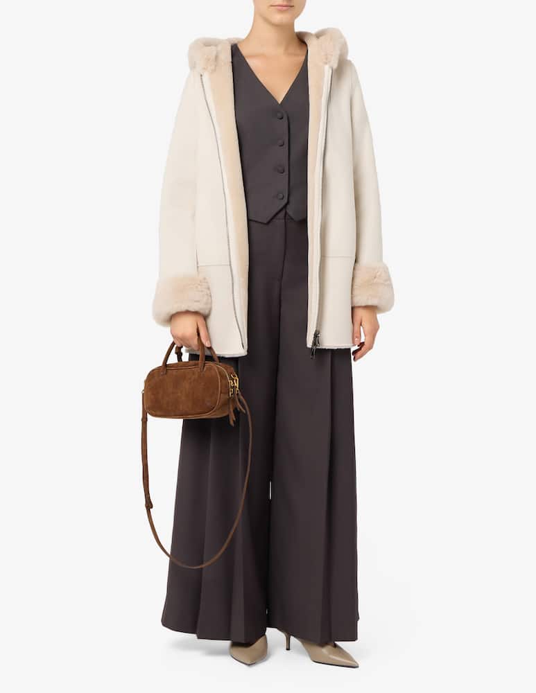 rinascente Elizabeth Ascot Cappotto con cerniera e cappuccio